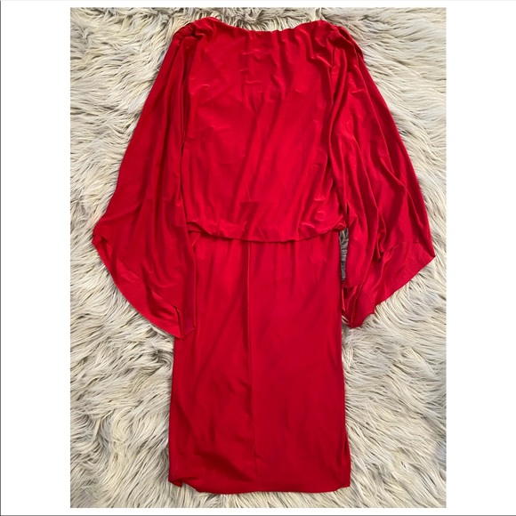 MISA Teget Dress in Red Size Small - Picture 6 of 8